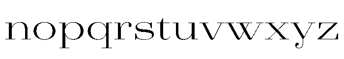 AgathaVAR UltraExpandedLightContrast Instance 78c16c4f Font LOWERCASE