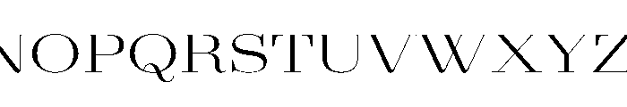 AgathaVAR UltraExpandedLightContrast Instance Font UPPERCASE