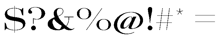 AgathaVAR UltraExpandedMediumContrast Instance Font OTHER CHARS