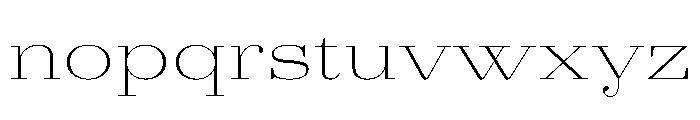 AgathaVAR UltraExpandedThinContrast Instance Ecbefba4 Font LOWERCASE