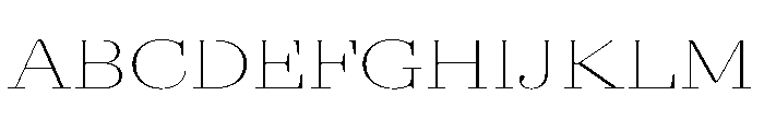 AgathaVAR UltraExpandedThinContrast Instance Font UPPERCASE