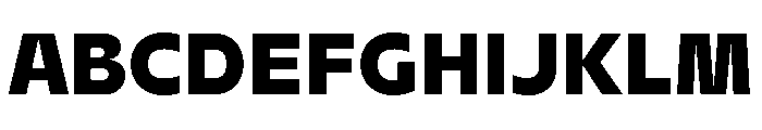 AgenaDisplay Black Font UPPERCASE