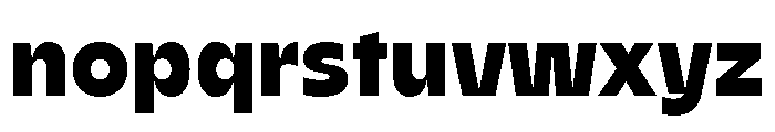 AgenaDisplay Black Font LOWERCASE