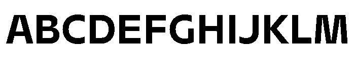 AgenaDisplay Bold Font UPPERCASE