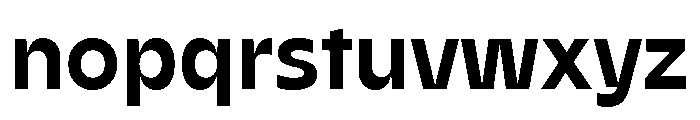 AgenaDisplay Bold Font LOWERCASE