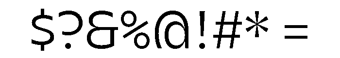 AgenaDisplay Book Font OTHER CHARS