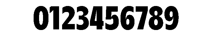 AgenaDisplay CondensedBlack Font OTHER CHARS