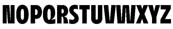 AgenaDisplay CondensedBlack Font UPPERCASE