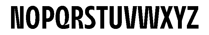 AgenaDisplay CondensedBold Font UPPERCASE
