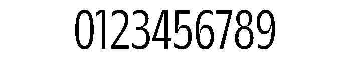 AgenaDisplay CondensedBook Font OTHER CHARS