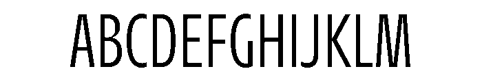 AgenaDisplay CondensedBook Font UPPERCASE