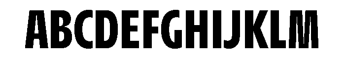 AgenaDisplay CondensedExtra Bold Font UPPERCASE