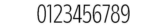 AgenaDisplay CondensedLight Font OTHER CHARS