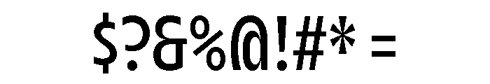 AgenaDisplay CondensedMedium Font OTHER CHARS