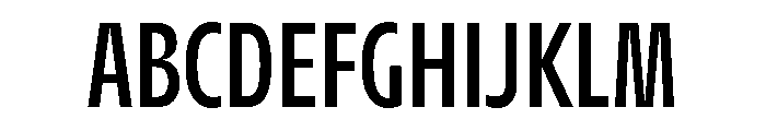 AgenaDisplay CondensedMedium Font UPPERCASE