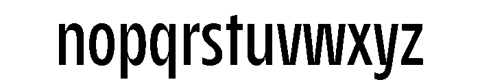 AgenaDisplay CondensedMedium Font LOWERCASE