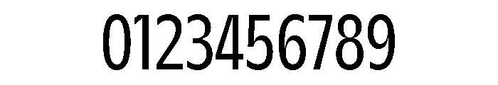 AgenaDisplay CondensedRegular Font OTHER CHARS