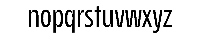 AgenaDisplay CondensedRegular Font LOWERCASE