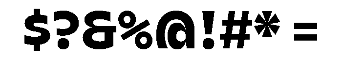 AgenaDisplay Extra Bold Font OTHER CHARS