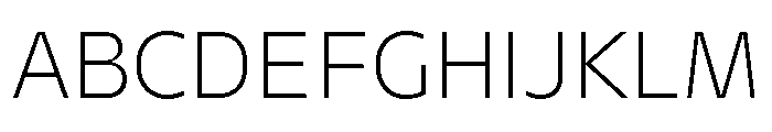 AgenaDisplay Light Font UPPERCASE