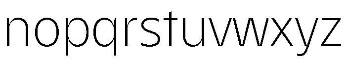 AgenaDisplay Light Font LOWERCASE