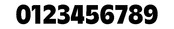 AgenaDisplay NarrowBlack Font OTHER CHARS