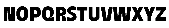 AgenaDisplay NarrowBlack Font UPPERCASE