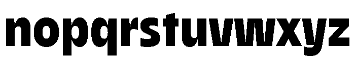 AgenaDisplay NarrowBlack Font LOWERCASE