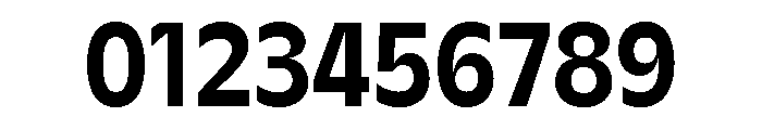 AgenaDisplay NarrowBold Font OTHER CHARS