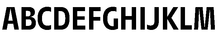 AgenaDisplay NarrowBold Font UPPERCASE