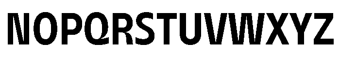 AgenaDisplay NarrowBold Font UPPERCASE