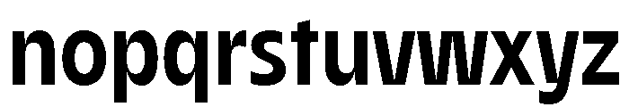 AgenaDisplay NarrowBold Font LOWERCASE