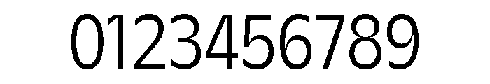 AgenaDisplay NarrowBook Font OTHER CHARS