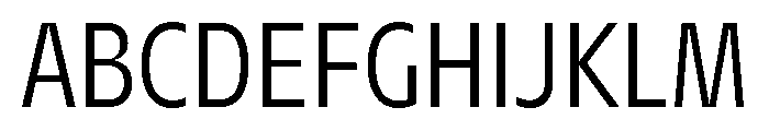 AgenaDisplay NarrowBook Font UPPERCASE
