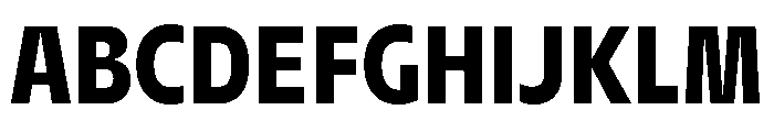 AgenaDisplay NarrowExtra Bold Font UPPERCASE