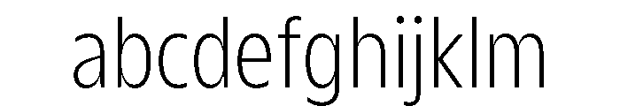 AgenaDisplay NarrowLight FONT