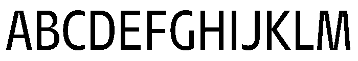 AgenaDisplay NarrowRegular Font UPPERCASE