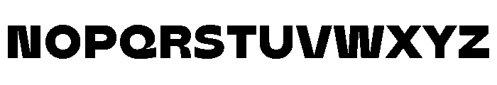 AgenaDisplay WideBlackest Font UPPERCASE