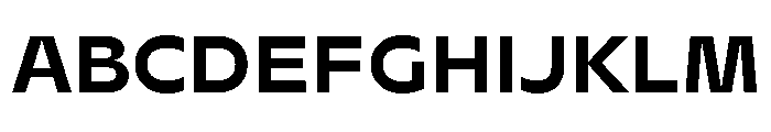 AgenaDisplay WideBold Font UPPERCASE