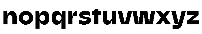 AgenaDisplay WideExtra Bold Font LOWERCASE