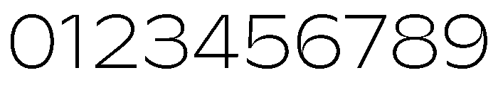 AgenaDisplay WideLight Font OTHER CHARS