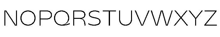AgenaDisplay WideLight Font UPPERCASE