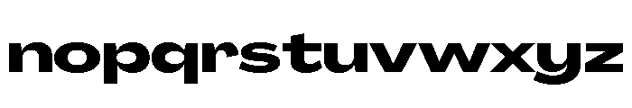 Agrandir Grand Variable 11 Font LOWERCASE
