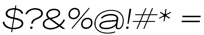 Agrandir Grand Variable 4 Font OTHER CHARS