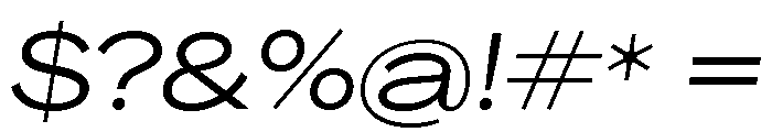 Agrandir Grand Variable 6 Font OTHER CHARS