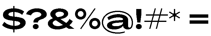 Agrandir Grand Variable 9 Font OTHER CHARS