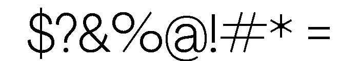 Agrandir Narrow Variable 3 Font OTHER CHARS