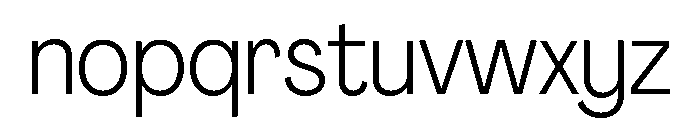 Agrandir Narrow Variable 3 Font LOWERCASE