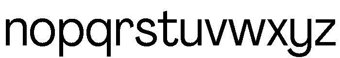 Agrandir Narrow Variable 5 Font LOWERCASE