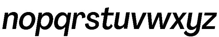 Agrandir Narrow Variable 8 Font LOWERCASE